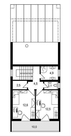 rd-203-moderny-uzky-projekt-domu-poschodie