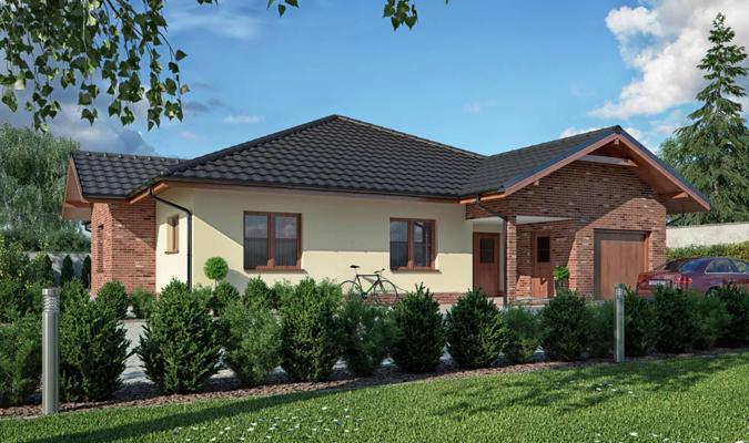 Veľký Bungalov s garážou RD 301