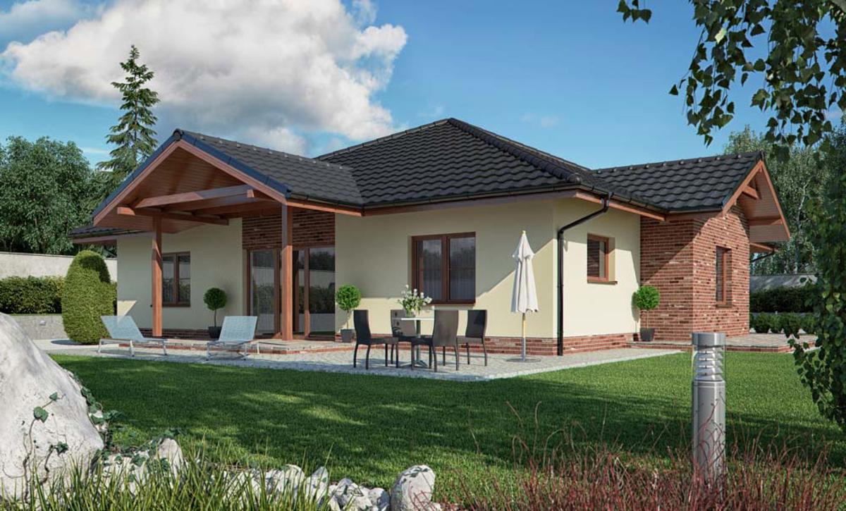 Veľký Bungalov s garážou RD 301