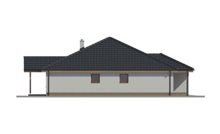 Projekt Bungalovu s garážou RD 303