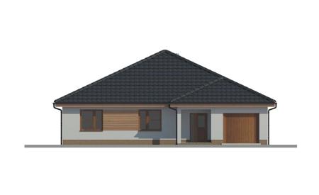 Projekt Bungalovu s garážou RD 303