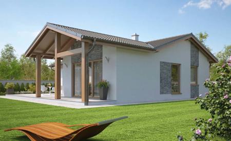 Projekty domov - Bungalov RD 307