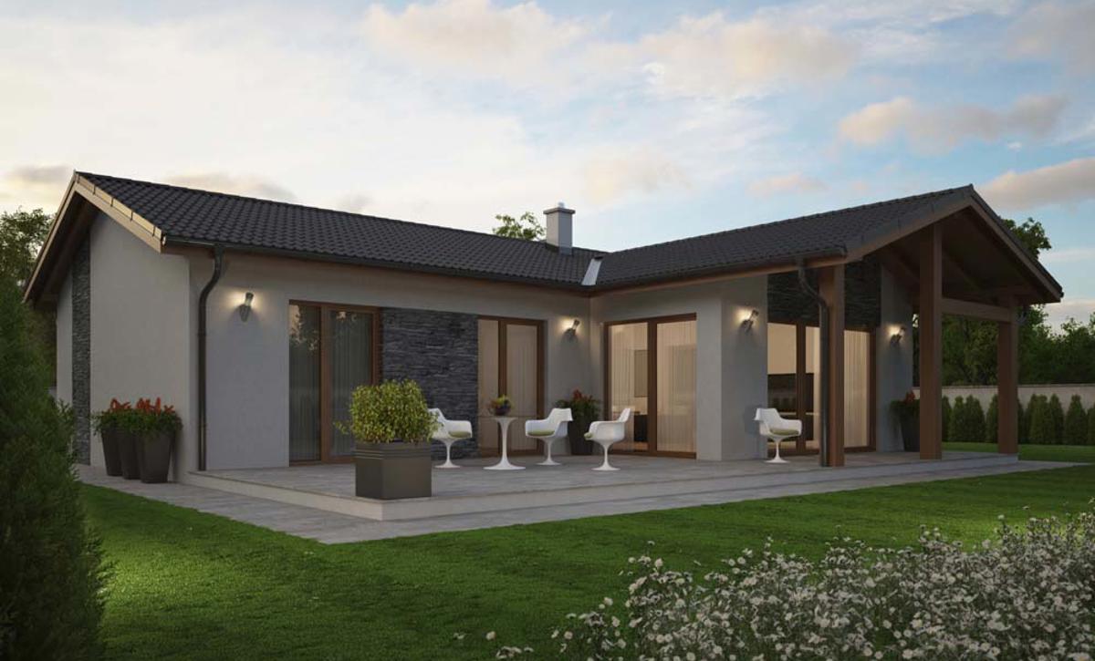 Projekty domov - Bungalov RD 307