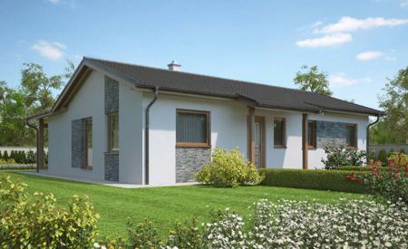 Projekty domov - Bungalov RD 307