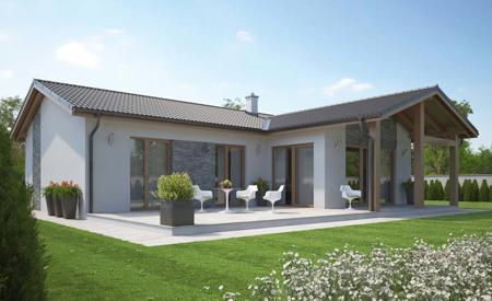 Projekty domov - Bungalov RD 307