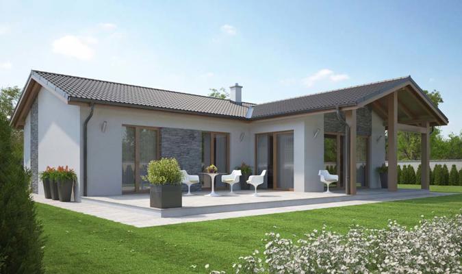 Projekty domov - Bungalov RD 307