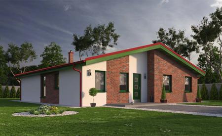 Projekt do L - Bungalov RD 308