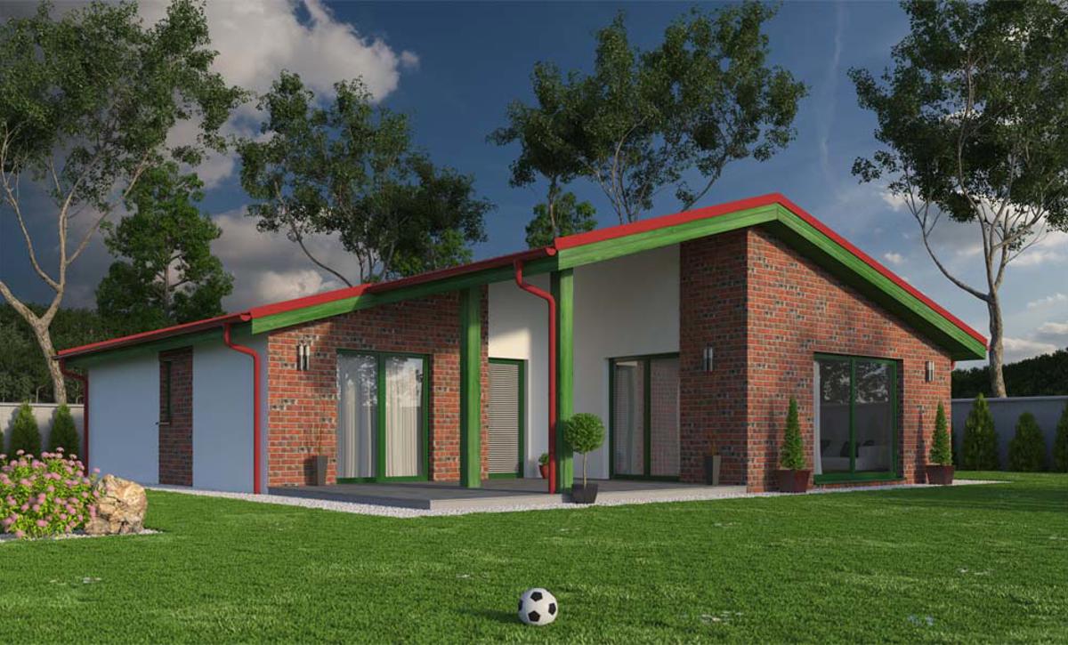 Projekt do L - Bungalov RD 308