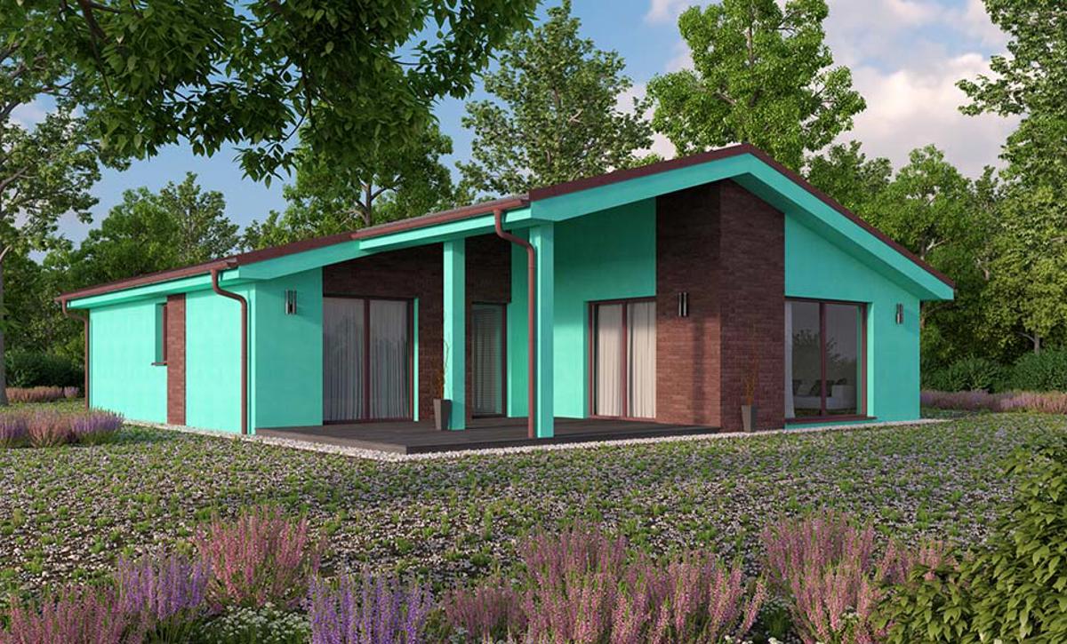 Projekt do L - Bungalov RD 308