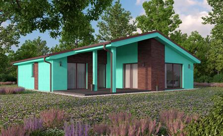 Projekt do L - Bungalov RD 308