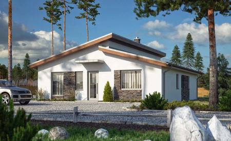 Projekty domov - Bungalov RD 309