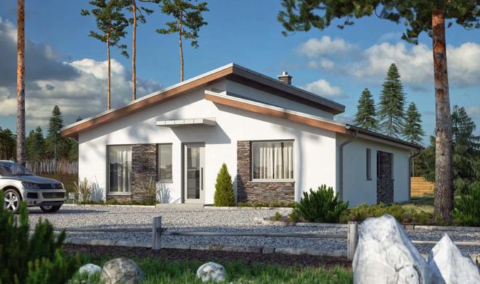 Projekty domov - Bungalov RD 309