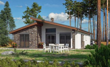 Projekty domov - Bungalov RD 309