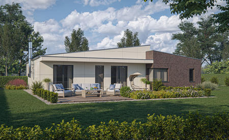 Veľký bungalov s dvojgarážou RD 310